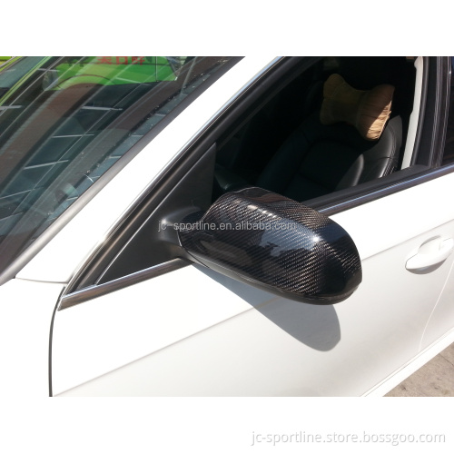 Carbon Fiber Door Side Mirror Cover Compatible with Audi A4 B9 (2013-UP)